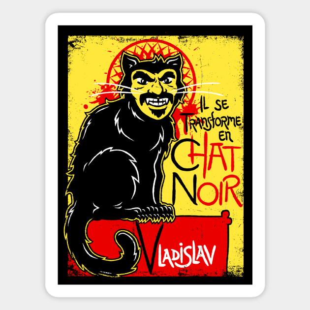 Vlad's Chat Noir Magnet by blairjcampbell